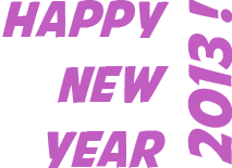 Bonne année 2013 !