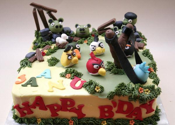 Gateau angry birds