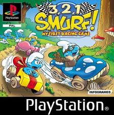 Jaquette Turbo Shctroumpf Playstation