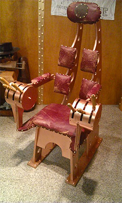 chaise steampunk